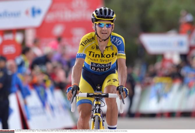 Jes&uacute;s Hern&aacute;ndez (Tinkoff-Saxo) finishes stage 16