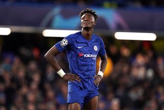 Lampard believes Tammy Abraham, pictured, should look at Harry Kane as a role model