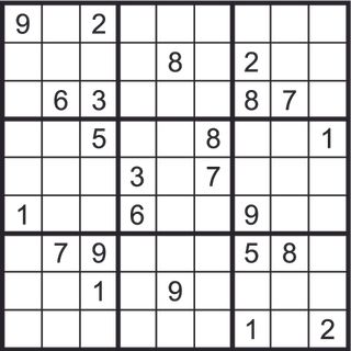 Sudoku puzzle