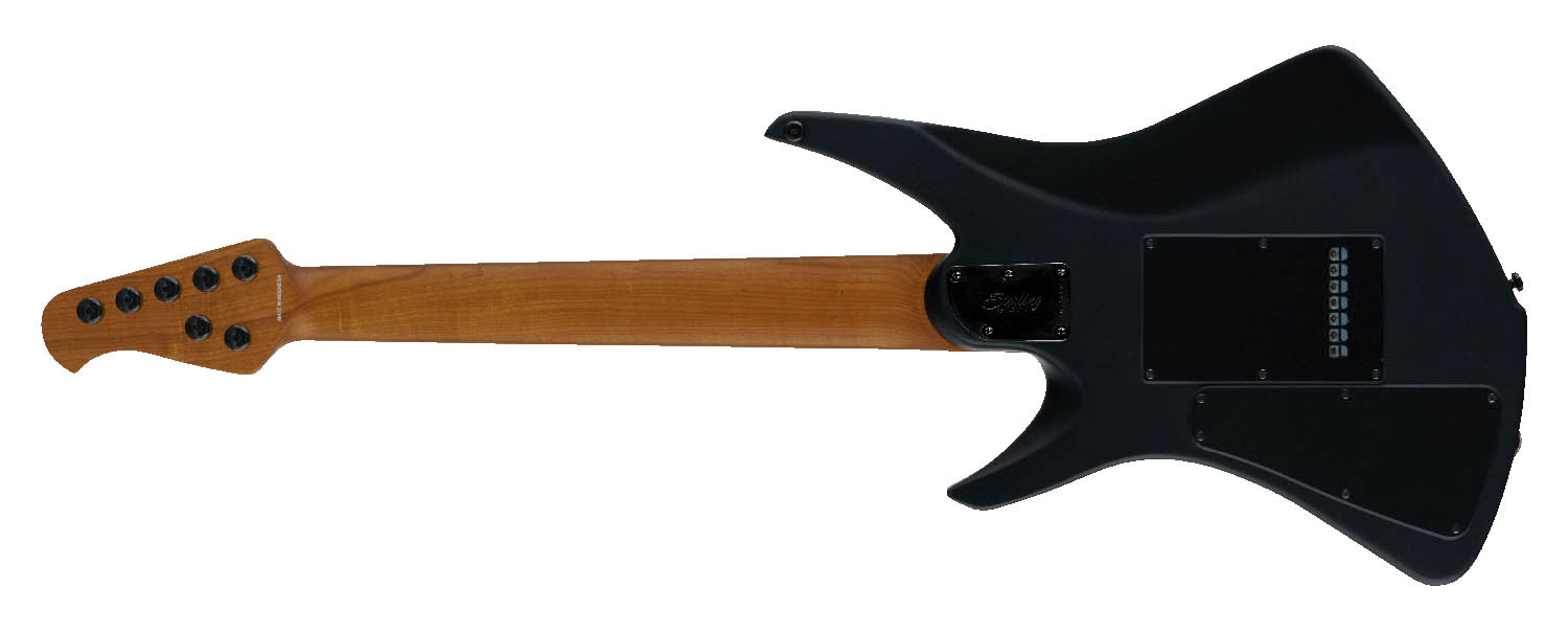 The Sterling By Music Man Kaizen is a more affordable version of the Animals As Leaders guitarist Tosin Abasi's signature model, and is offered here in Firemist Purple Satin and Stealth Black.
