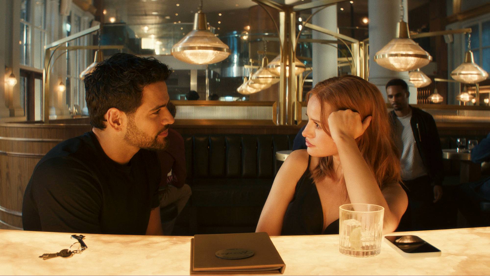 Jacob Scipio and Madelaine Petsch in &quot;Maintenance Required&quot; on Prime Video