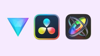 The logos of three of the best After Effects alternatives