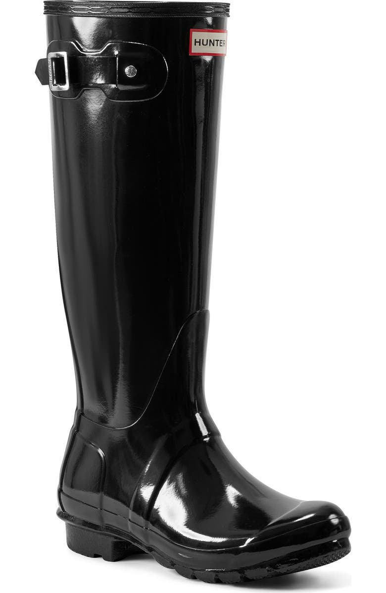 Refined Tall Gloss Waterproof Rain Boot