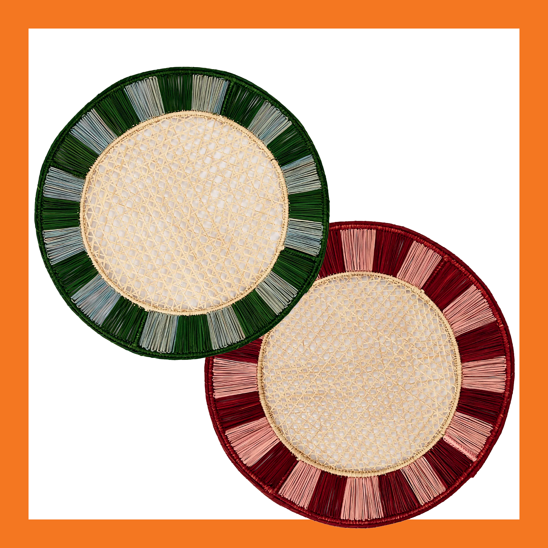 colorful place mats