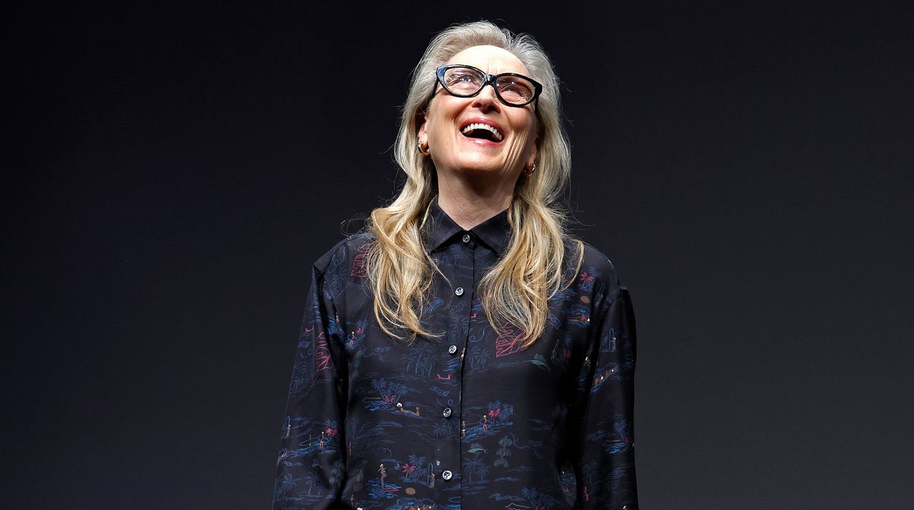 Meryl Streep attends a rendez-vous with Meryl Streep at the 77th annual Cannes Film Festival at Palais des Festivals on May 15, 2024 in Cannes, France.