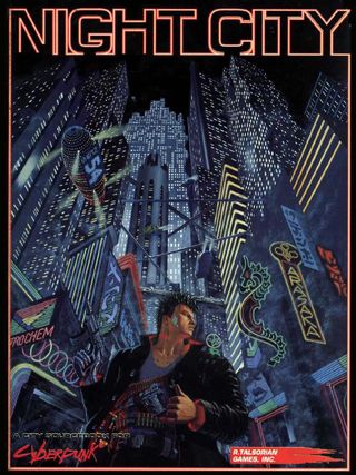 Night City, a Cyberpunk sourcebook, originally published in 1991 by R Talsorian Games. 
