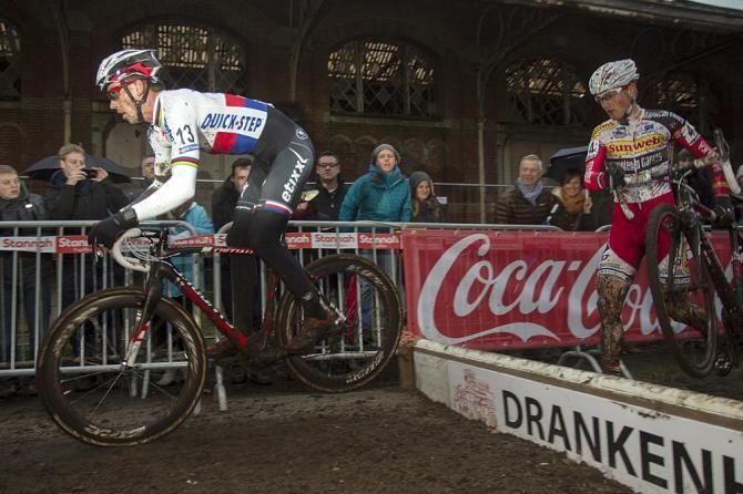 Zdenek Stybar (Omega Pharma-Quickstep) returned to the 'cross circuit in Essen