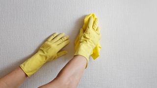 Cleaning wallpaper seams
