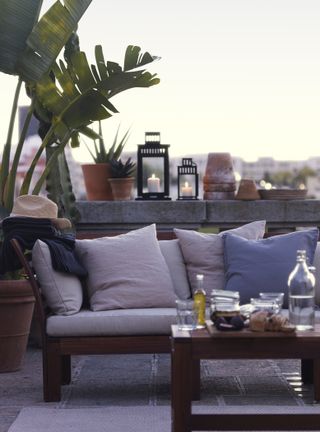 Ikea Applaro small garden coffee table