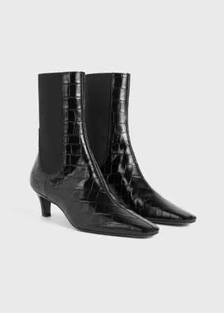 Toteme, The Mid Heel Leather Boot