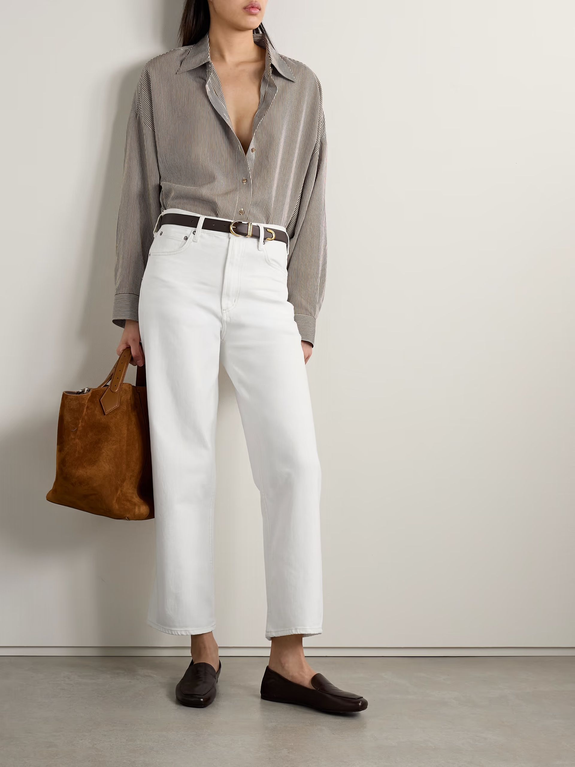 Agolde, Ren High-Rise Wide-Leg Jeans