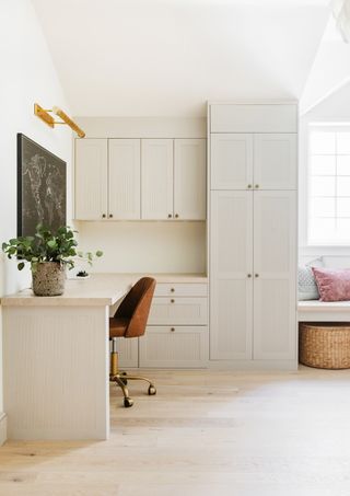 Ikea home office cabinets DIY Shaker Semihandmade doors