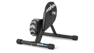 Best bike trainers: Wahoo Kickr Core Bike Trainer Indoor Cycling Trainer in black with a white Wahoo logo