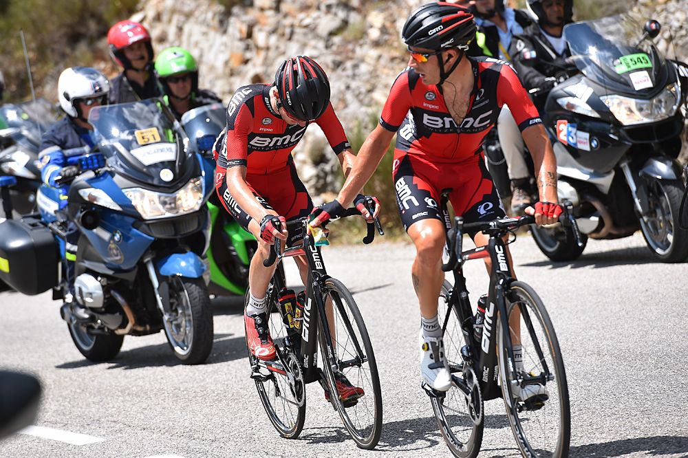 Tejay van Garderen was third overall when he cracked on stage 17 and abandoned