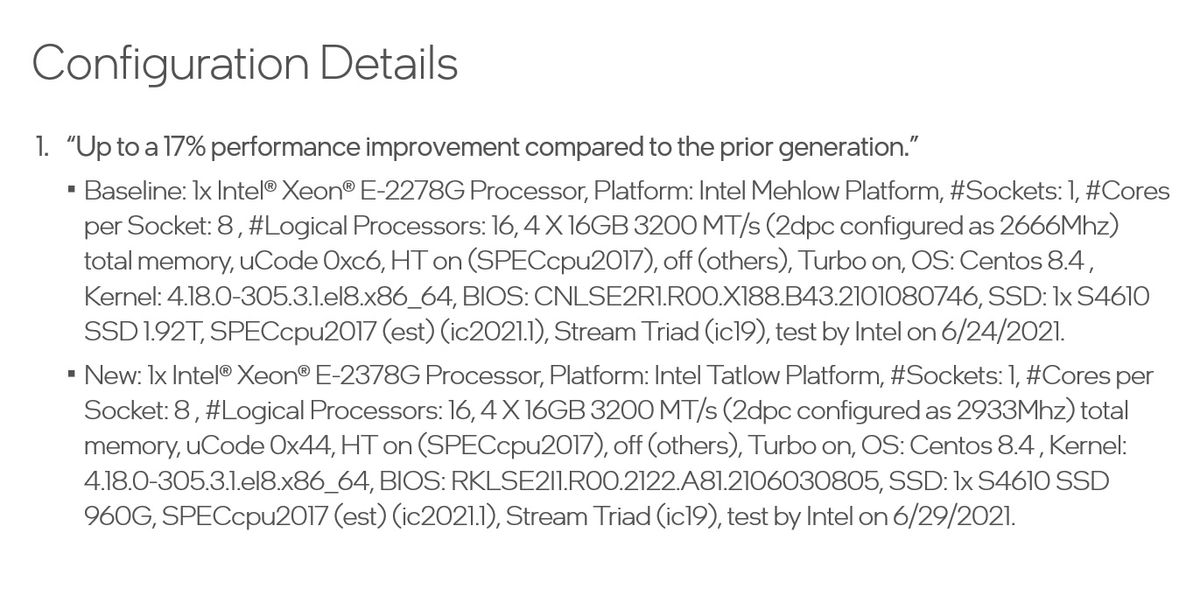 Intel-provided press material on the Xeon E-2300 family.