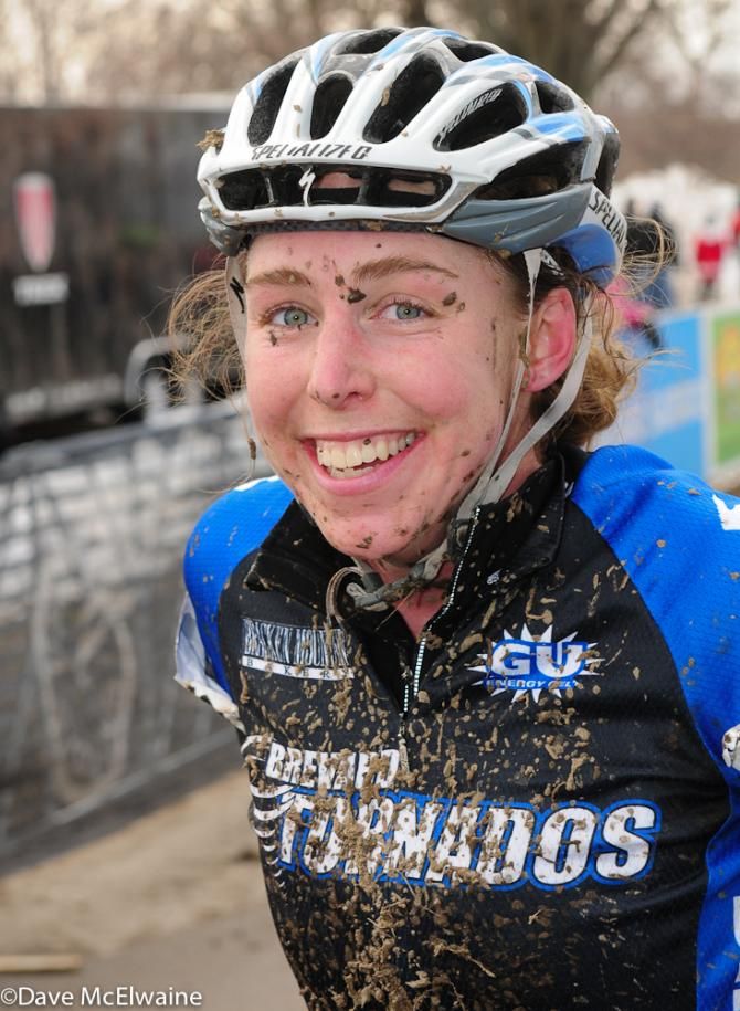 Erica Zaveta (Brevard College) won the women's D2 collegiate 'cross championship