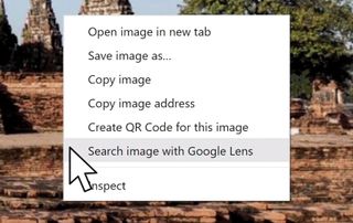 Google Lens for desktop on Chrome