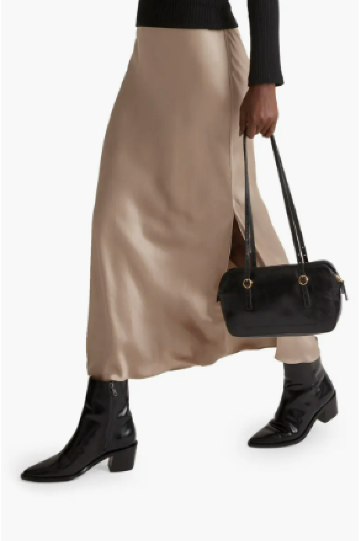 Madewell Satin Slip Skirt