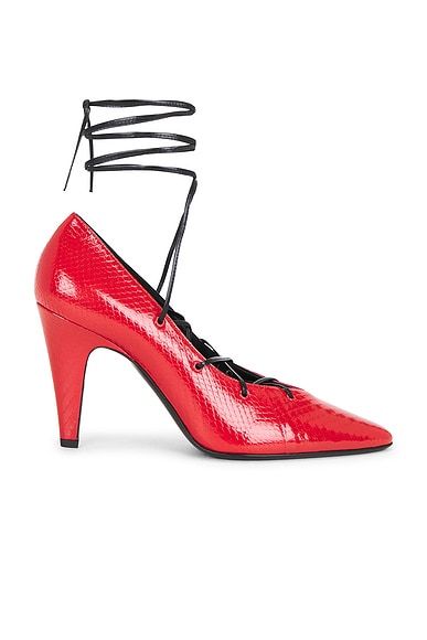 Lace Up Pump