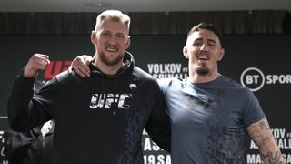 Alexander Volkov and Tom Aspinall ahead of UFC Fight Night clash