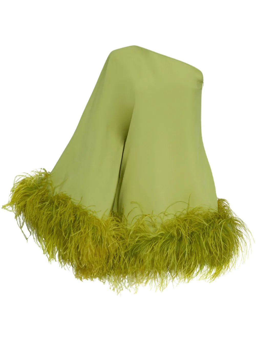 Taller Marmo Piccolo Ubud Feather-Trim Minidress | 36