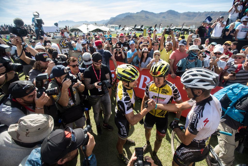 Congratulations post-stage
