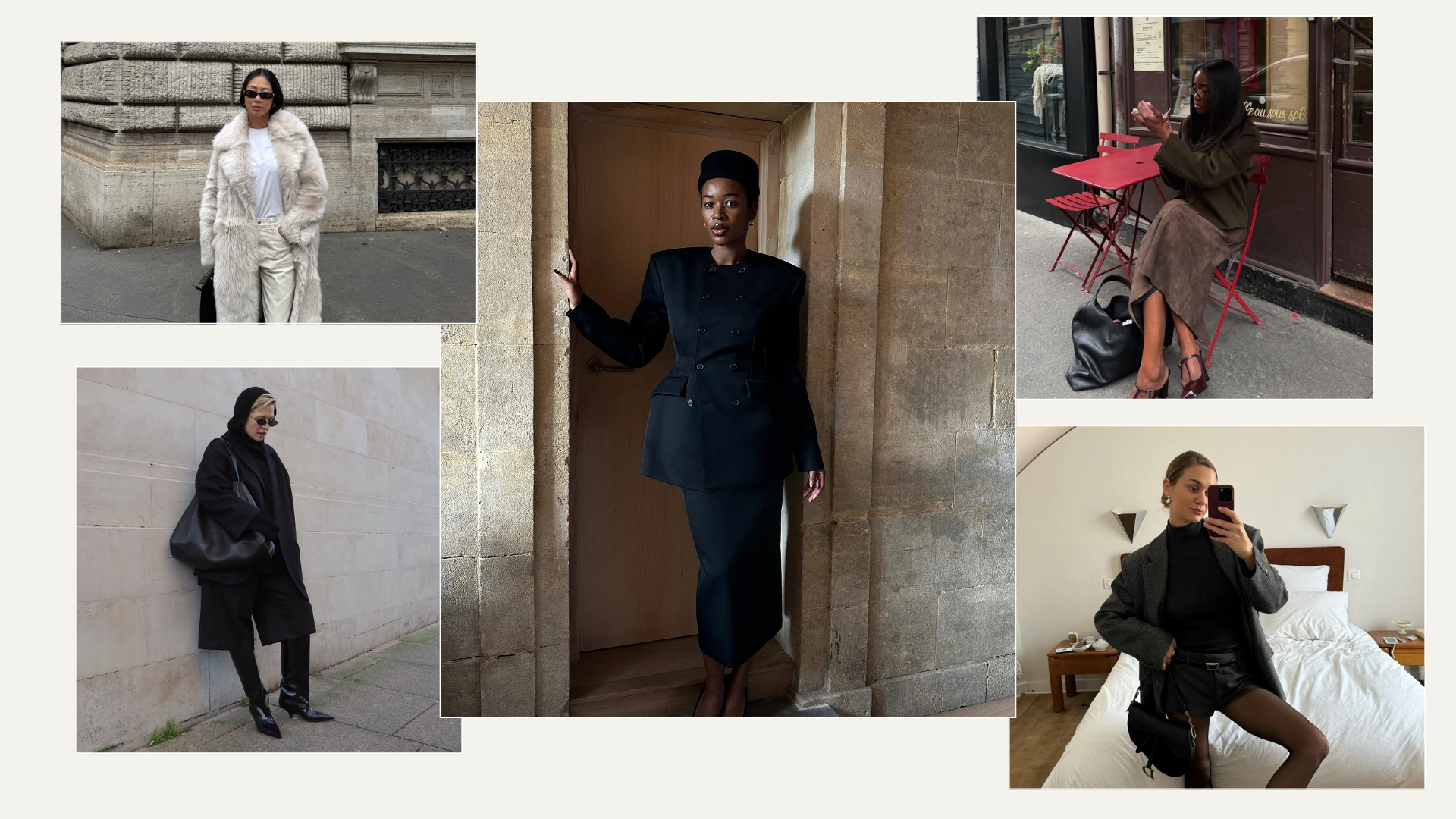 Five classic winter trends outfits