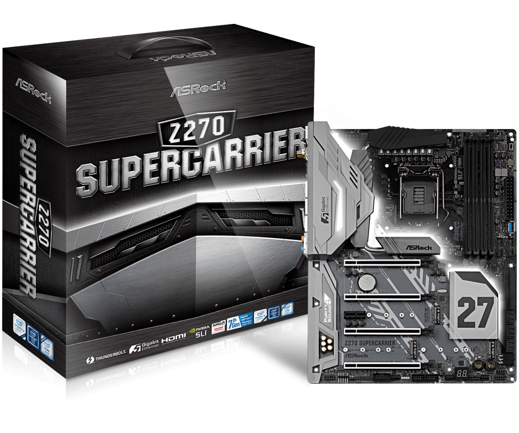ASRock Z270 SuperCarrier 4Way SLI ATX Motherboard Review Tom's