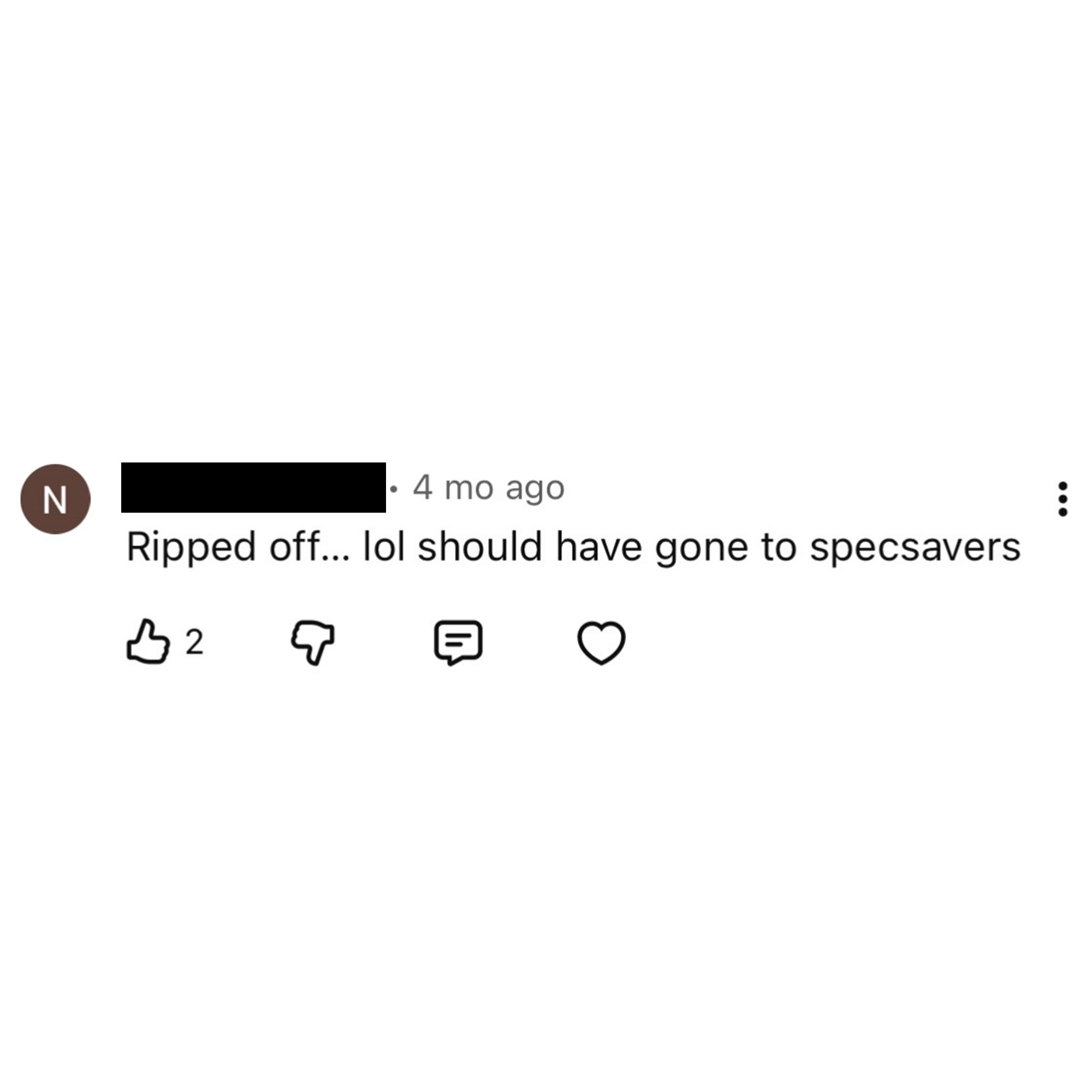 Screenshots of social media comments about a bathroom