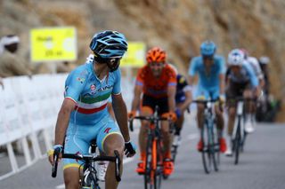 Vincenzo Nibali finished in second place on stage two of the 2016 Tour of Oman