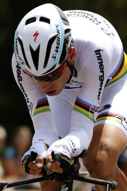 World champion Tony Martin could not pull off a second stage win