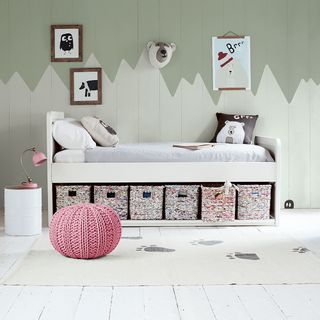 childrens furniture and clamberdoodle bed with wall frames