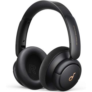 Anker Soundcore Life Q30 over-ear headphones in black render.
