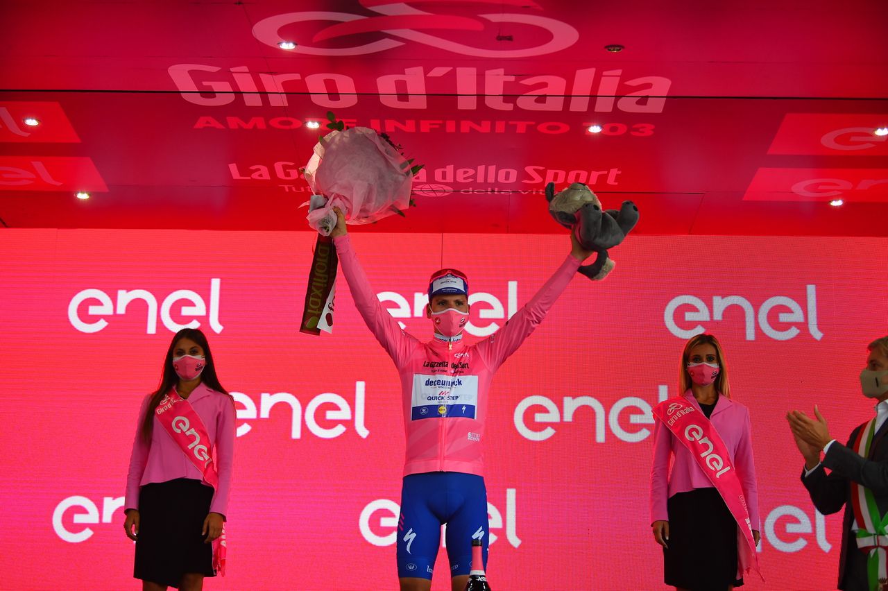 Giro dItalia 2020 103th Edition 11th stage Porto SantElpidio Rimini 182km 14102020 Joao Almeida POR Deceuninck Quick Step photo Dario BelingheriBettiniPhoto2020