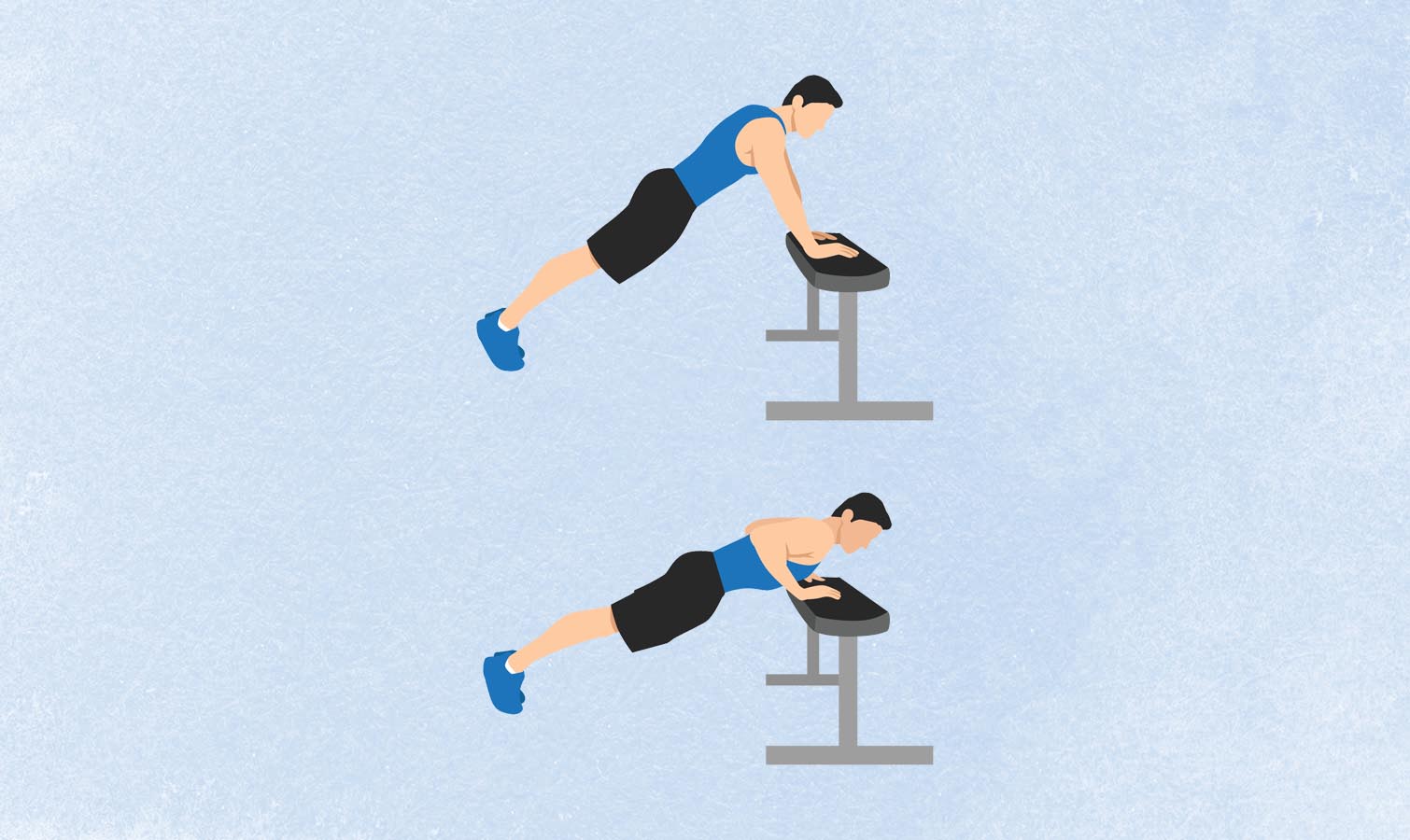 How To Do Bench Push Ups
