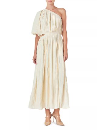 Linen Strapless Dress