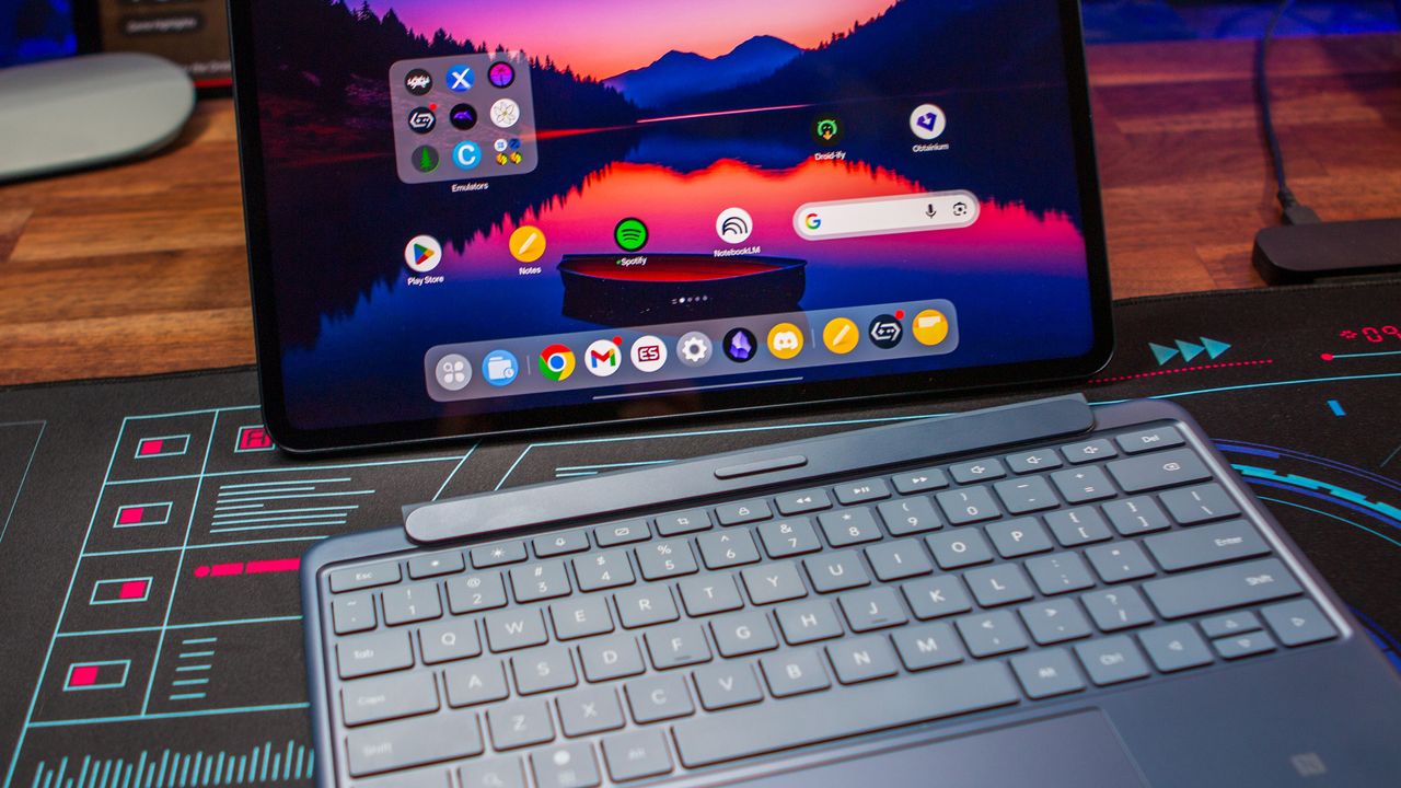 OnePlus Pad 3 with keyboard removed