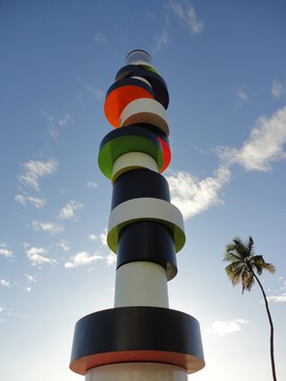 Colorful 'Obstinate Lighthouse'