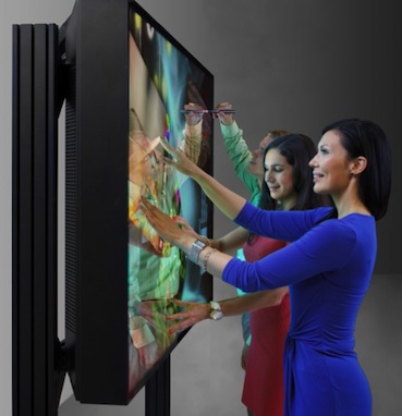 MultiTouch Previews Prototype 84-inch 4K MultiTaction Cell