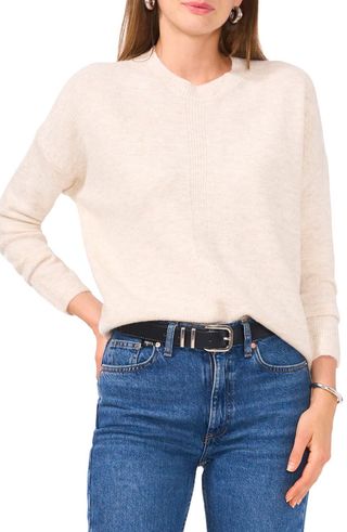 Cropped Crewneck Sweater