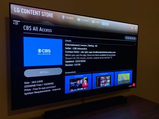 LG TV CBS All Access