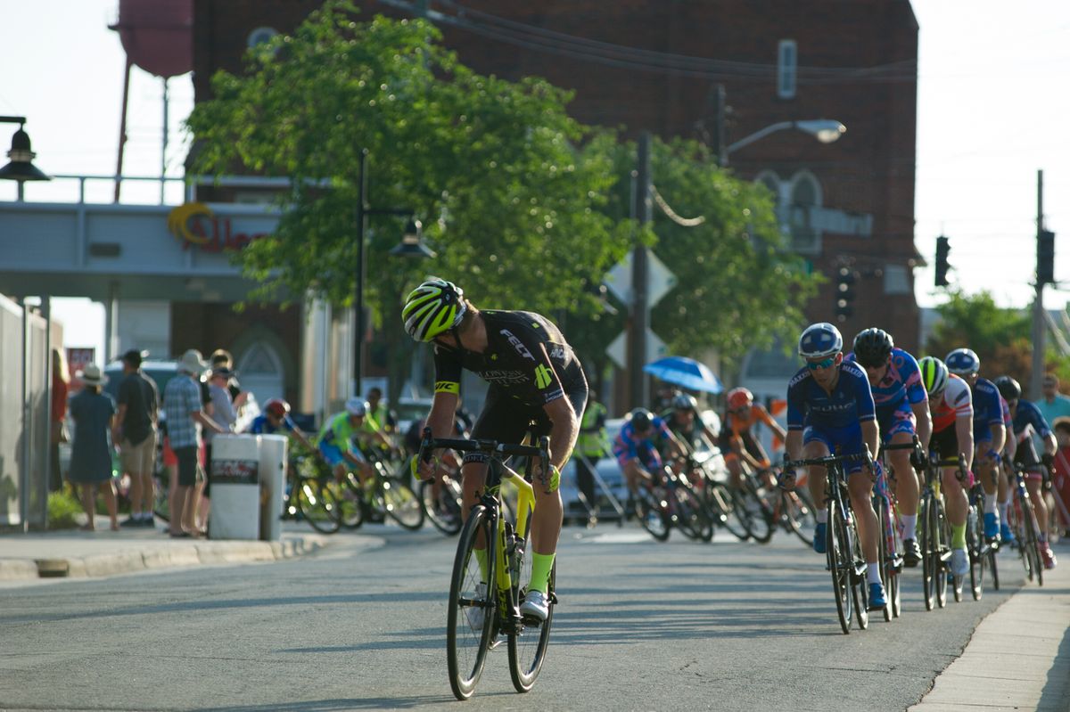 Holowesko sends a rider up the road.