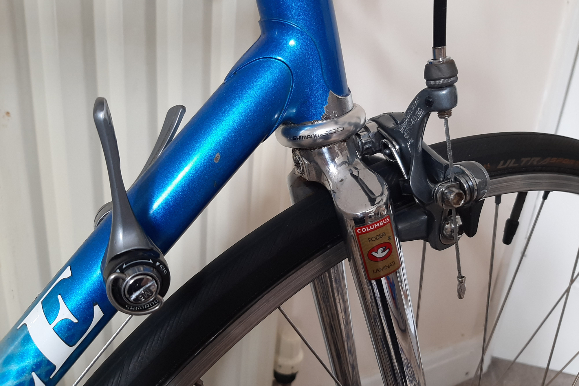 A restored Ribble steel frameset