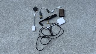 Various DACs and dongles needed to listen to Hi-Res audio