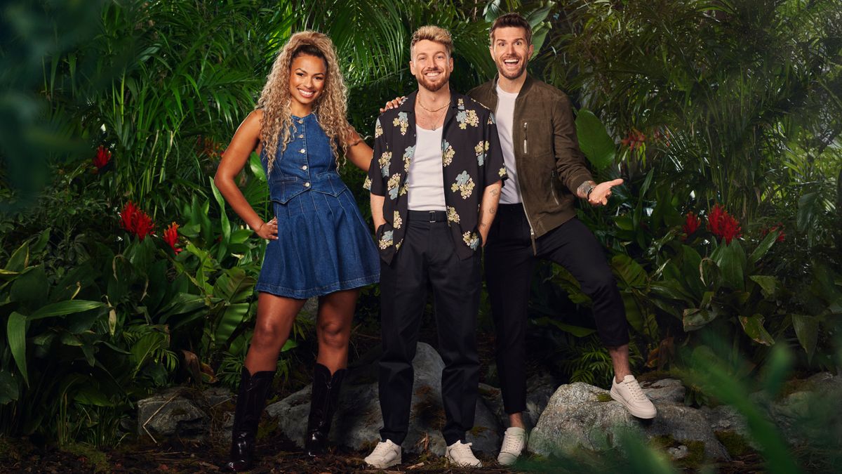 Pictured: Kemi Rodgers, Joel Dommet &amp; Sam Thompson for I&#039;m A Celebrity Unpacked 