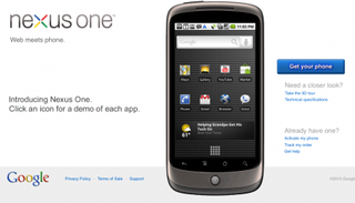 Nexus One web store