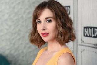 red lipstick - Alison Brie