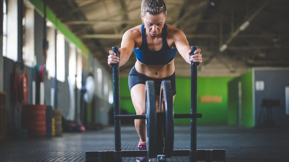 Sled push