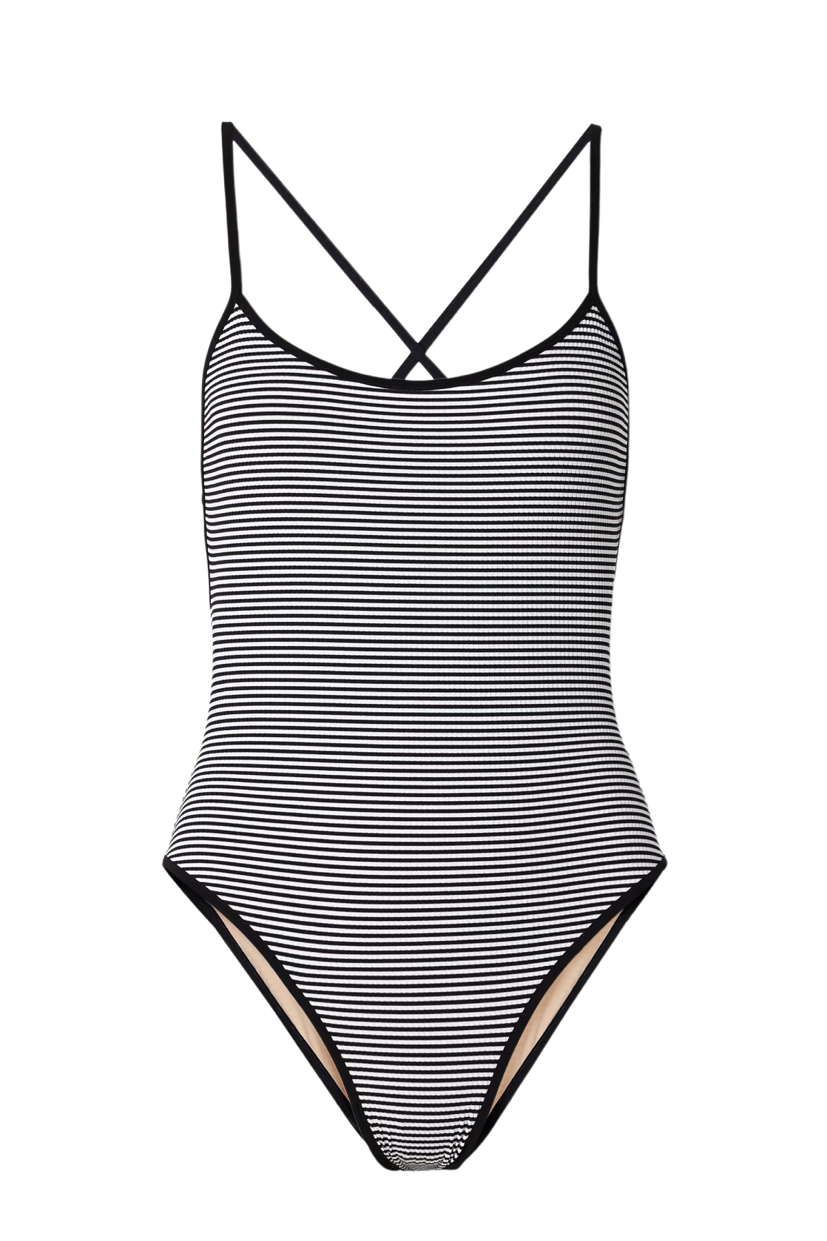 Lido Uno Striped Ribbed Swimsuit
