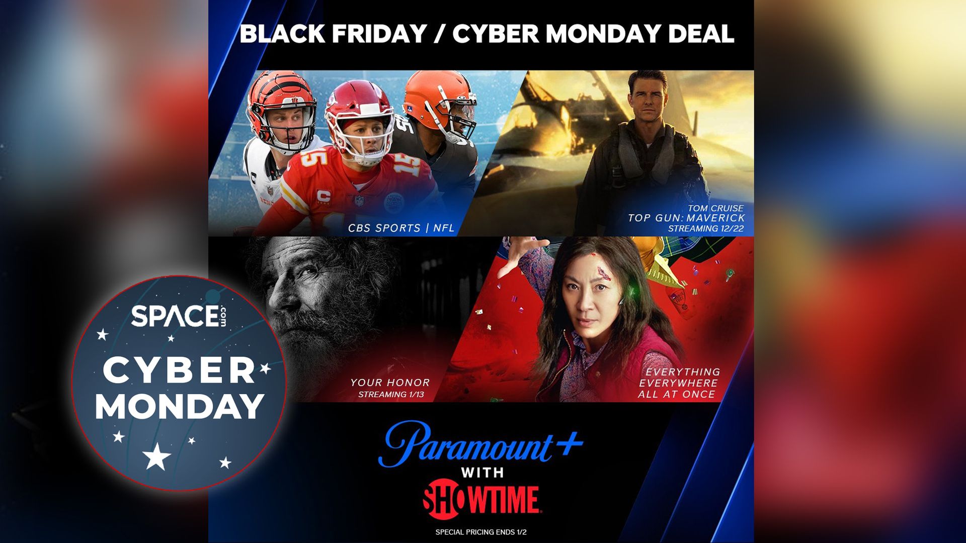 Beam up Paramount Plus and save 50% off a full year for Cyber Monday